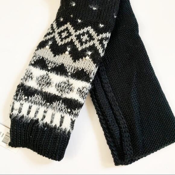 Cejon Fair Isle Pearled Scarf - Picture 2 of 6